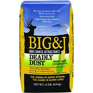 Big&J Deadly Dust Sweet Corn | Deer Attractant to mix with corn