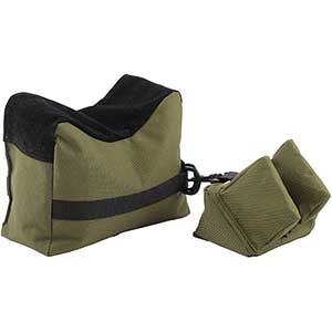 Hiram Front and Rear Shooting Sandbag | Army Green Color