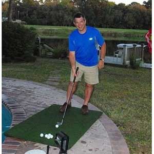Real Feel Golf Mat for Skytrak | Authentic Country Club Elite Mat