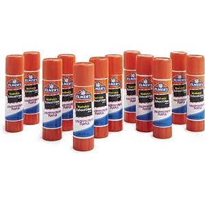 Elmer's Stick Glue for Paper | Washable | 12 Count