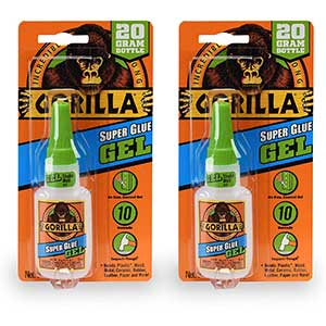 Gorilla Glue for Paper | Clear Glue Gel | 2-Pack