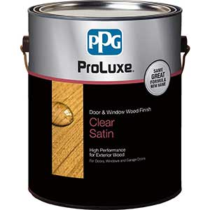 ProLuxe Finish for Exterior Mahogany Door | Clear Satin