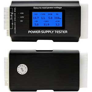 Fuhengli Power Supply Tester | ATX/ITX/IDE/HDD/SATA/BYI | 1.8'' LCD