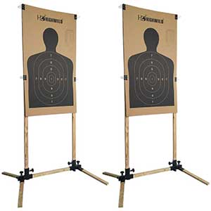 Highwild Shooting Targets | Adjustable Stands | Cardboard Silhouette