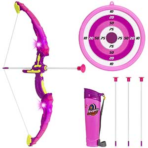 Click N' Play Suction Cup Bow and Arrow Set | Non Toxic Element