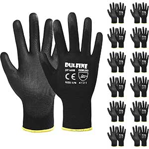 DULFINE Thin Work Gloves │ Light Duty Work