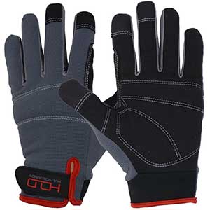 Handlandy Men's Touch Screen Work Gloves | Synthetic Leather