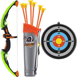 Toyvelt Suction Cup Bow and Arrow Set | 3 Color Settings