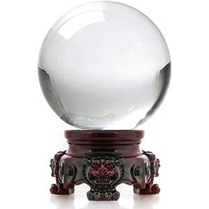 Amlong Crystal Crystal Ball for Scrying | Handmade