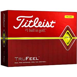 Titleist Yellow Golf Balls | Right Alignment